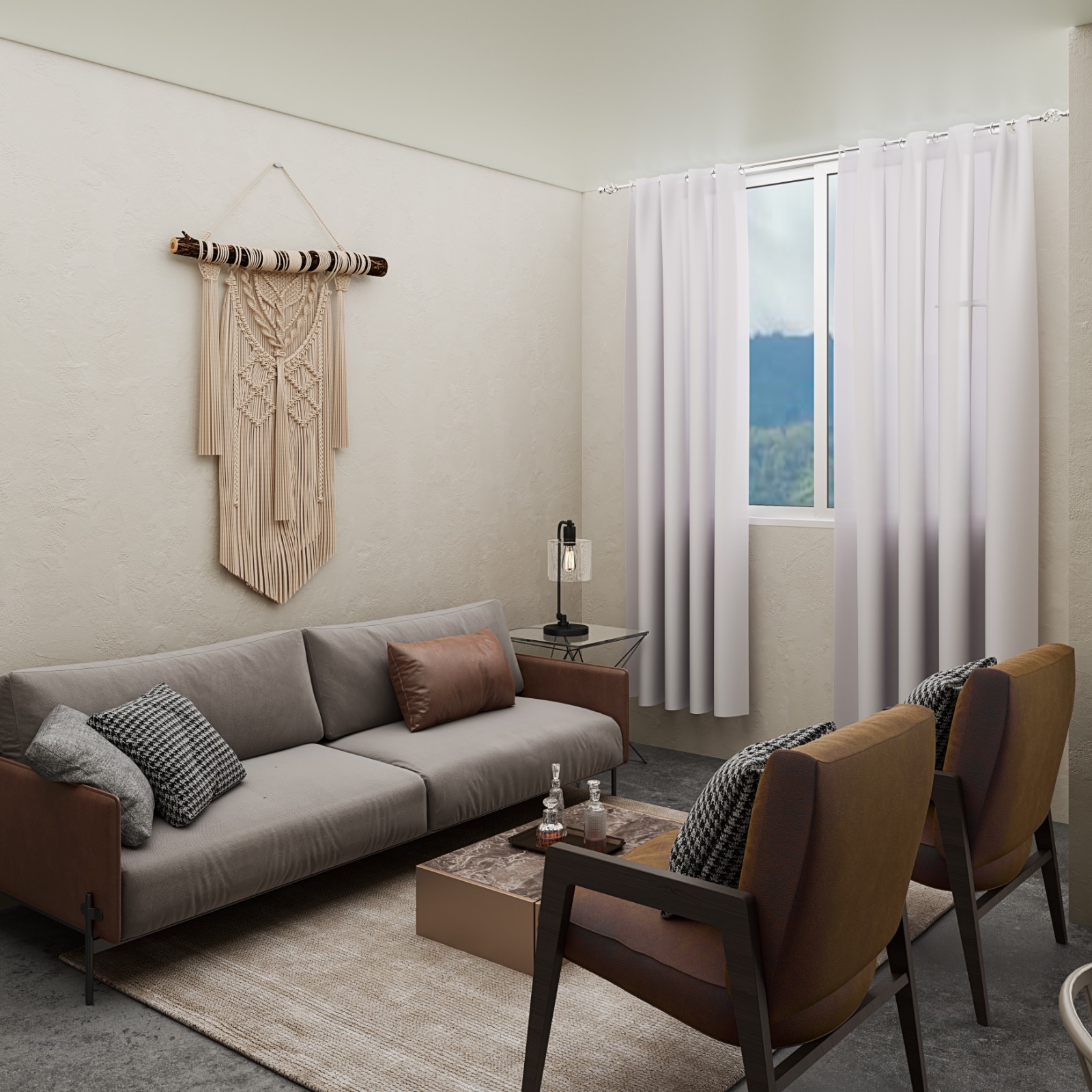 Sala de los apartamentos en Calarcá