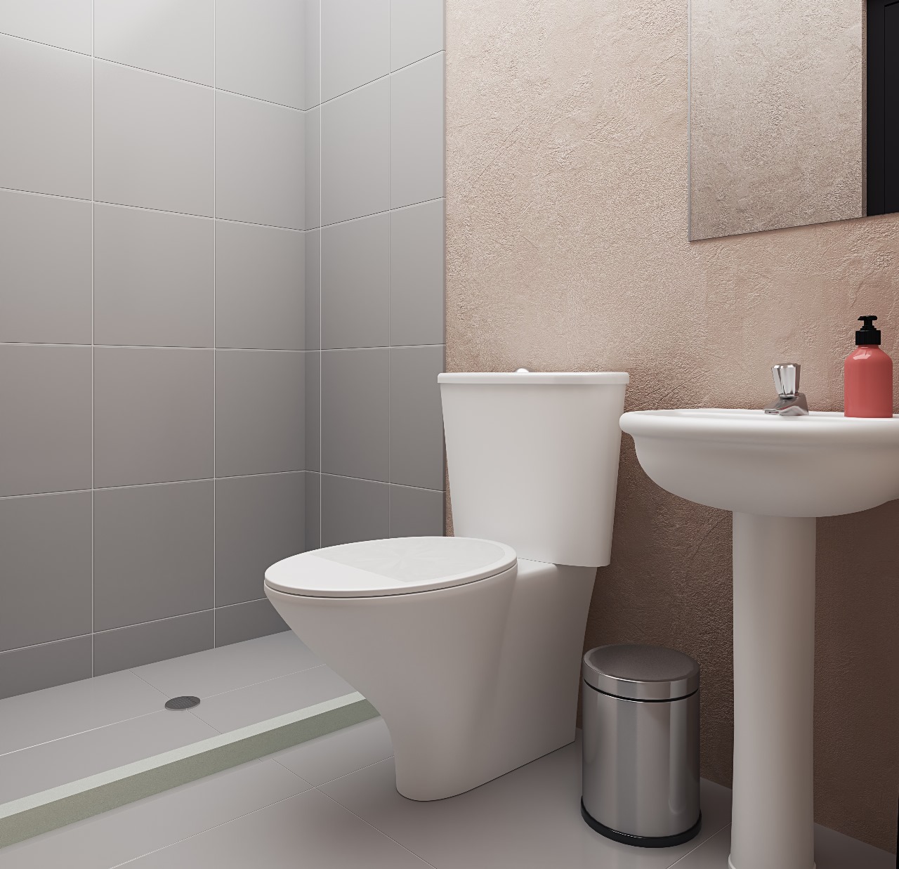 Baño de las casas campestres en Calarcá